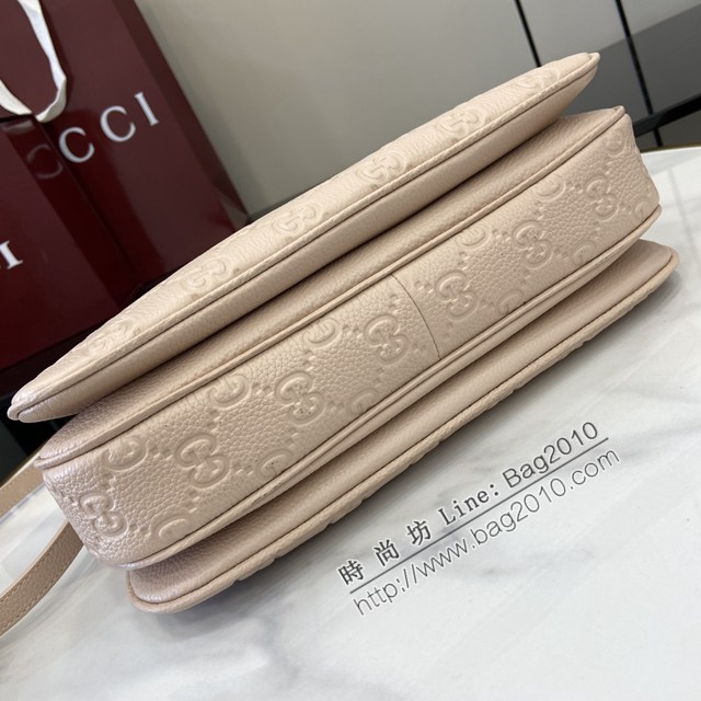 Gucci專櫃古馳最新款Emblem系列小號肩背包鏈條女包 jh2848型號：815263
